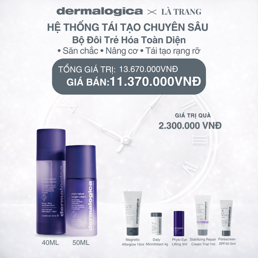 Dermalogica Vietnam (KOL Là Trang) - Bộ Đôi Trẻ Hóa Toàn Diện Phyto Nature - Set 1