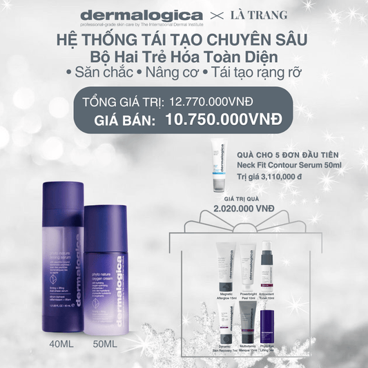 Dermalogica Vietnam (KOL Là Trang) - Bộ Hai Trẻ Hóa Toàn Diện Phyto Nature - Set 1