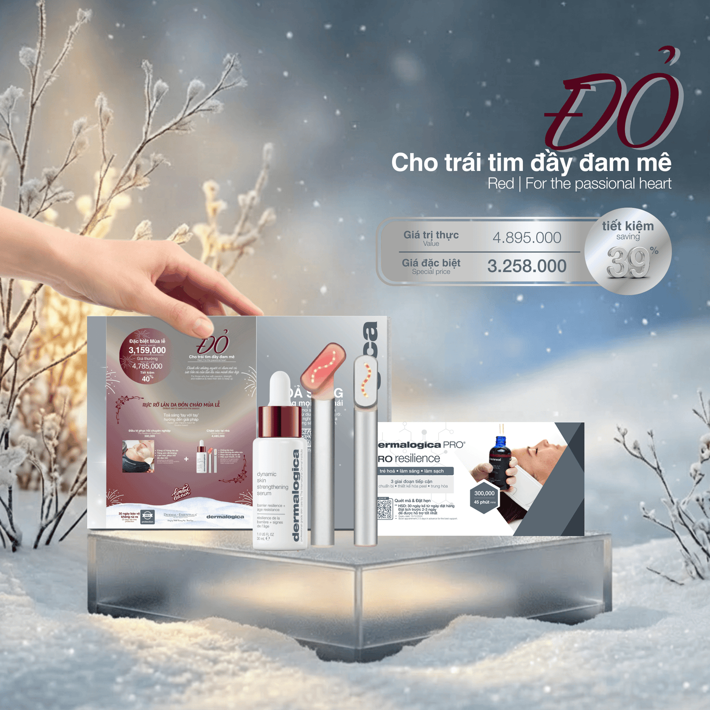 Dermalogica Vietnam (KOL Là Trang) - Bộ Lễ Hội Đỏ Cho trái tim đầy đam mê