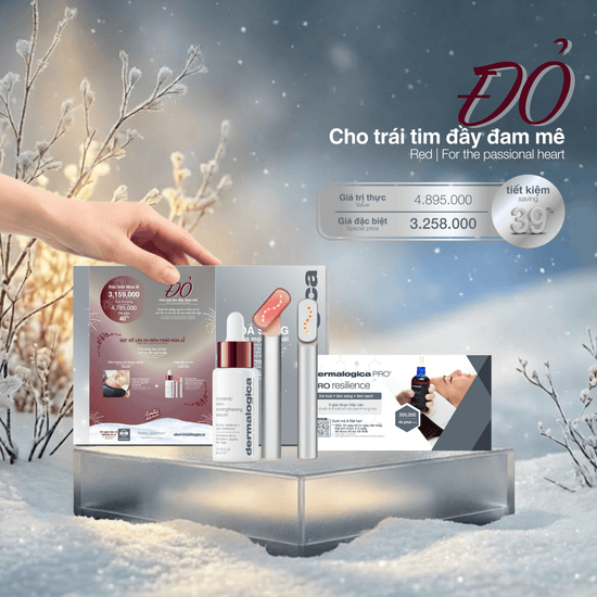 Dermalogica Vietnam (KOL Là Trang) - Bộ Lễ Hội Đỏ Cho trái tim đầy đam mê