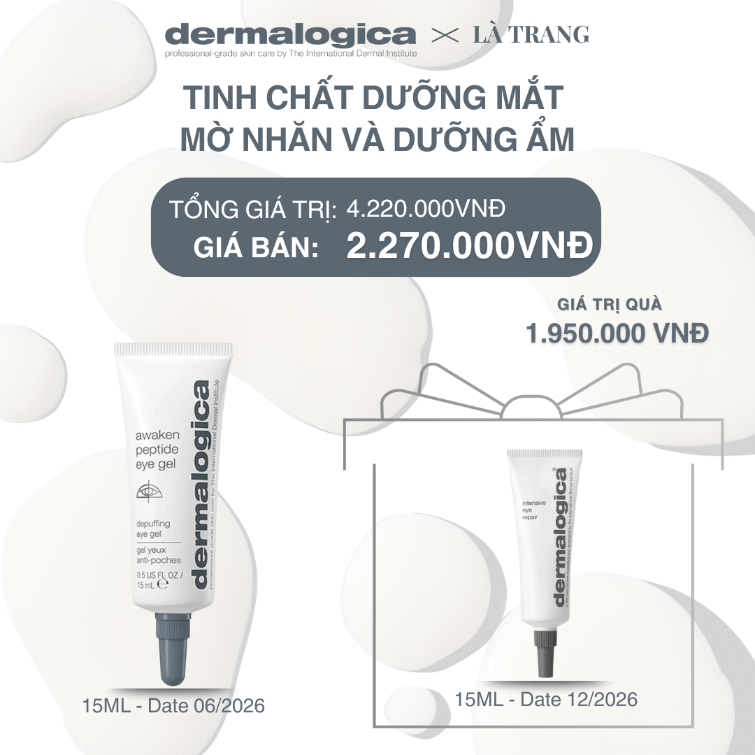 Dermalogica Vietnam (KOL Là Trang) BF - Awaken Peptide Eye Gel 15ml