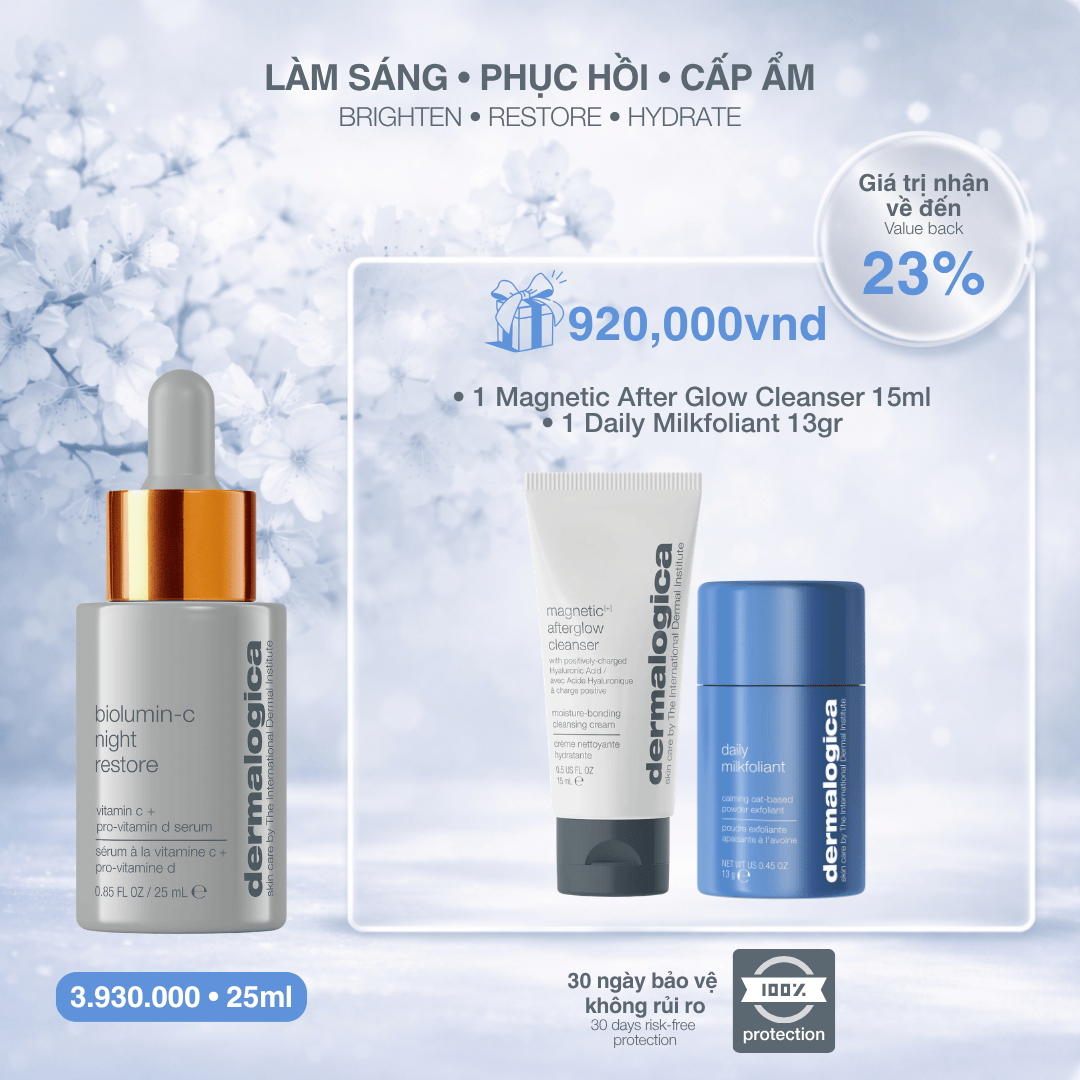 Dermalogica Vietnam (KOL Là Trang) - Biolumin C Night Restore 25ml