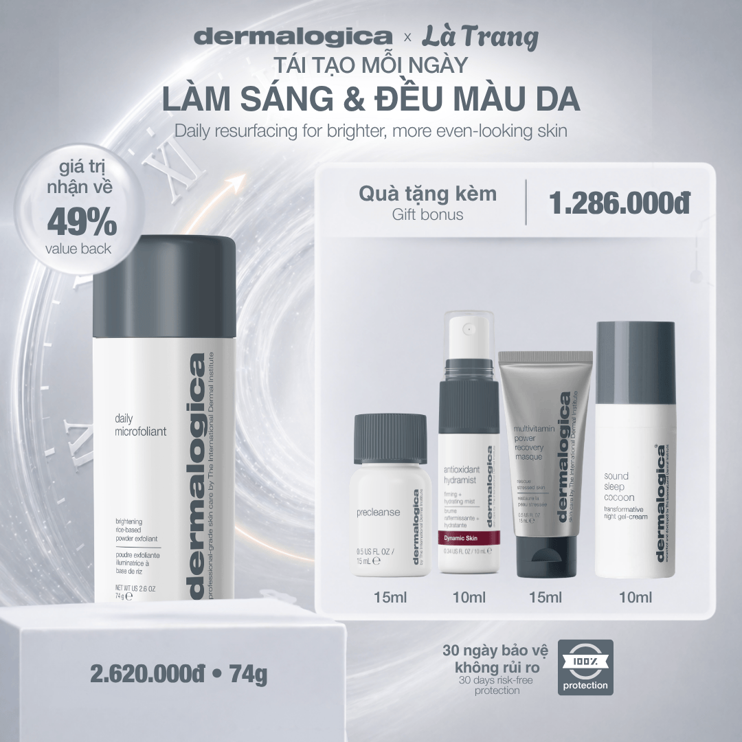 Dermalogica Vietnam (KOL Là Trang) - Daily Microfoliant 74gr