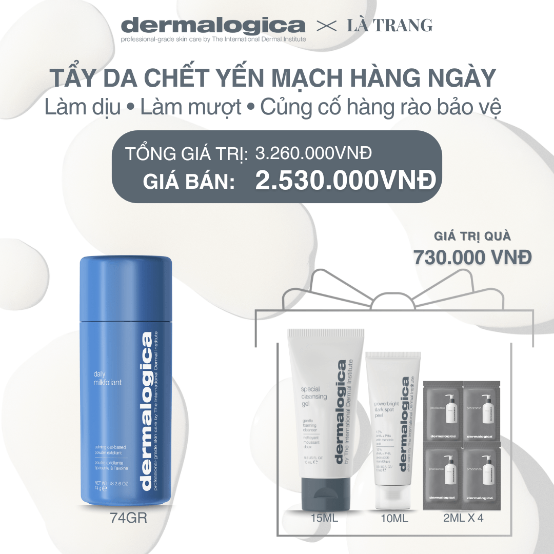 Dermalogica Vietnam (KOL Là Trang) - Daily Milkfoliant 74gr