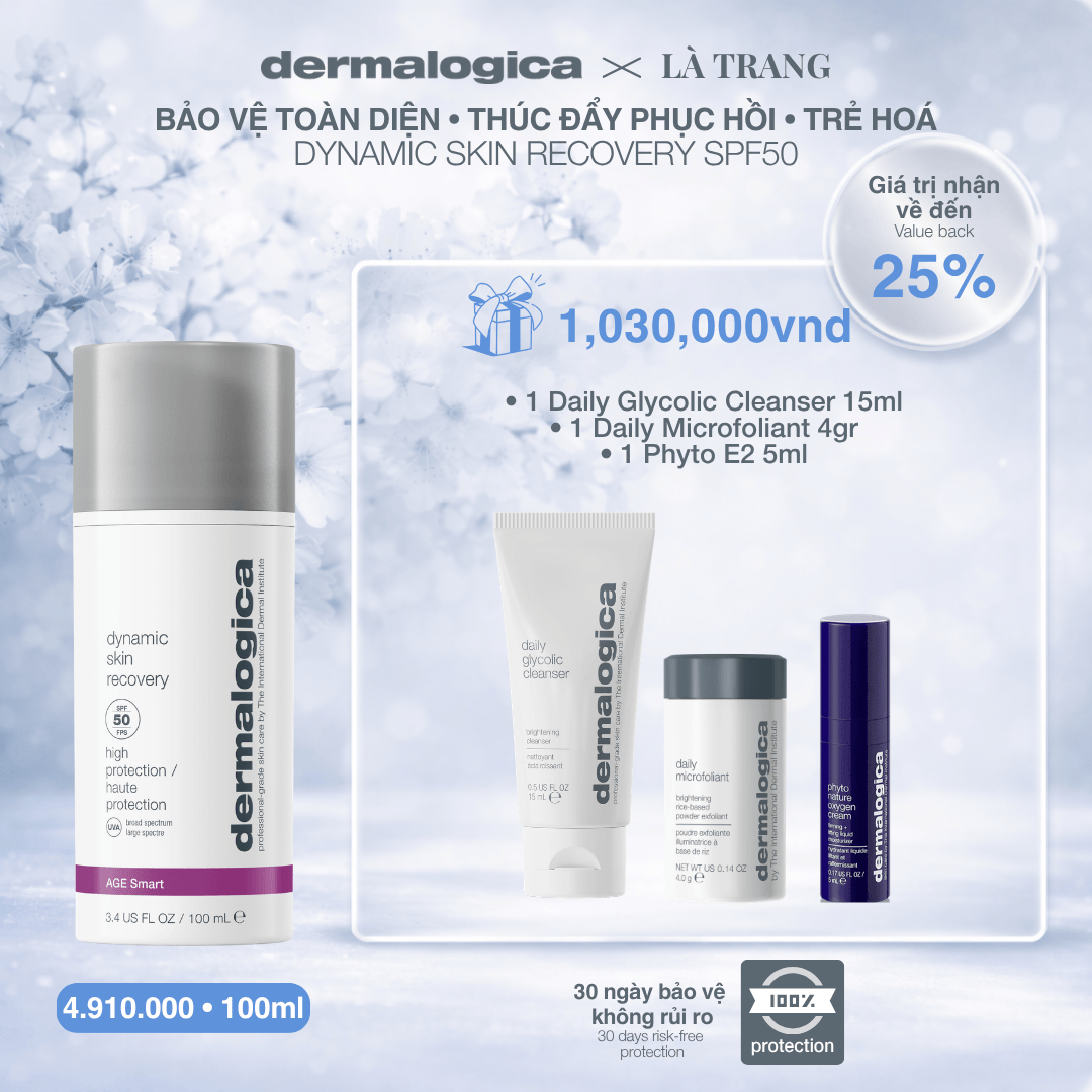 Dermalogica Vietnam (KOL Là Trang) - Dynamic Skin Recovery SPF50 - 100ml