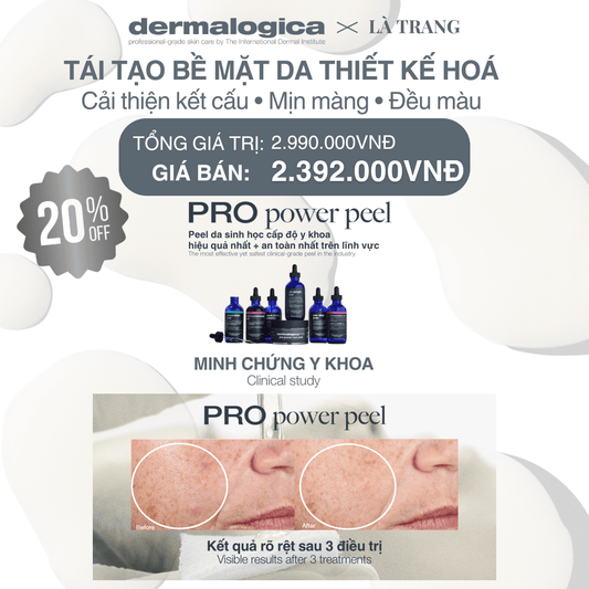 Dermalogica Vietnam (KOL Là Trang) - Gỉải pháp Tái tạo Bề mặt da Thiết kế hoá Cá nhân - Ưu đãi đặc biệt
