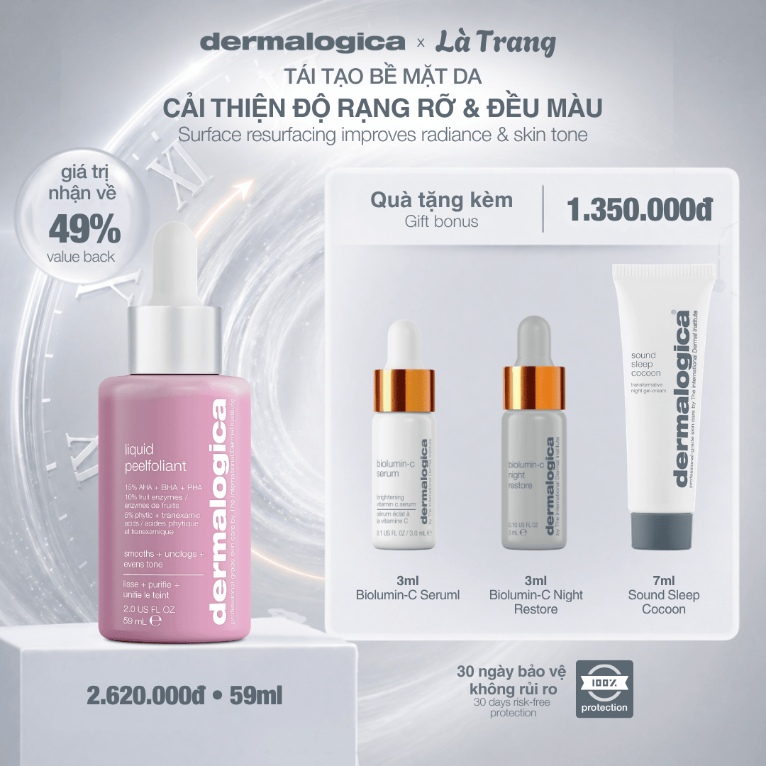 Dermalogica Vietnam (KOL Là Trang) - Liquid Peelfoliant 59ml