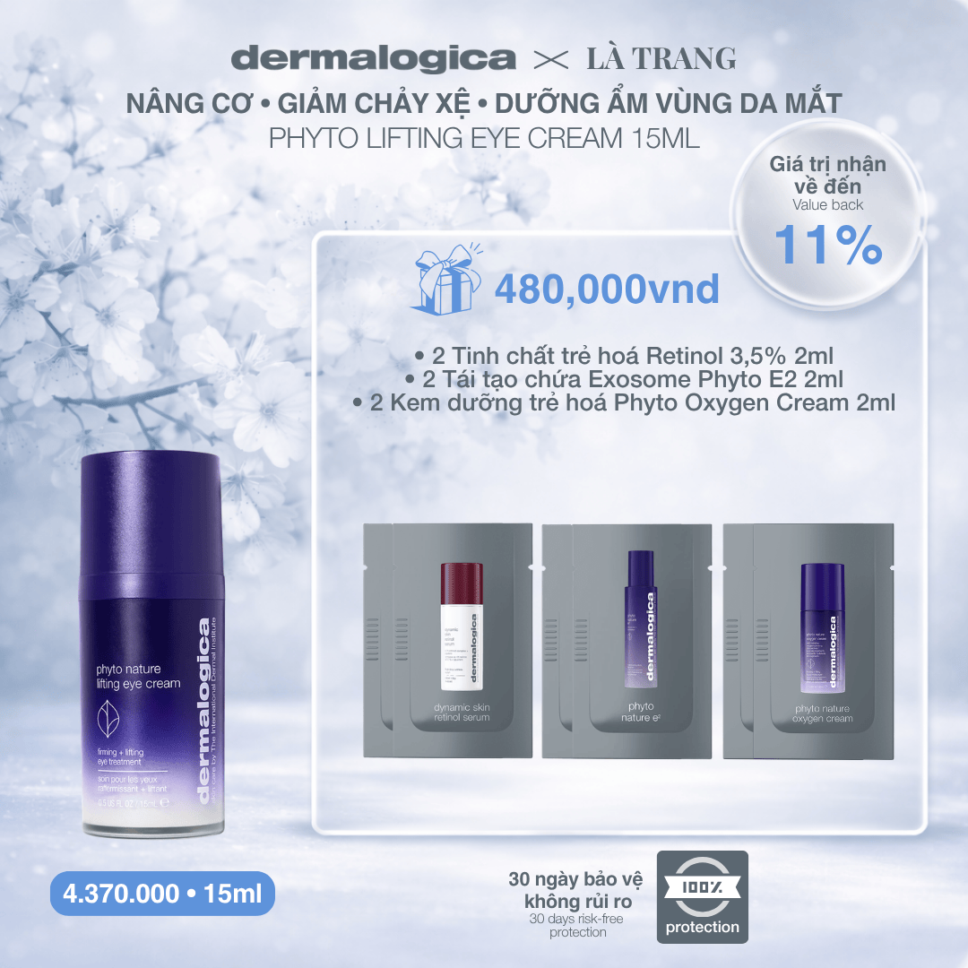 Dermalogica Vietnam (KOL Là Trang) - Phyto Nature Lifting Eye Cream 15ml