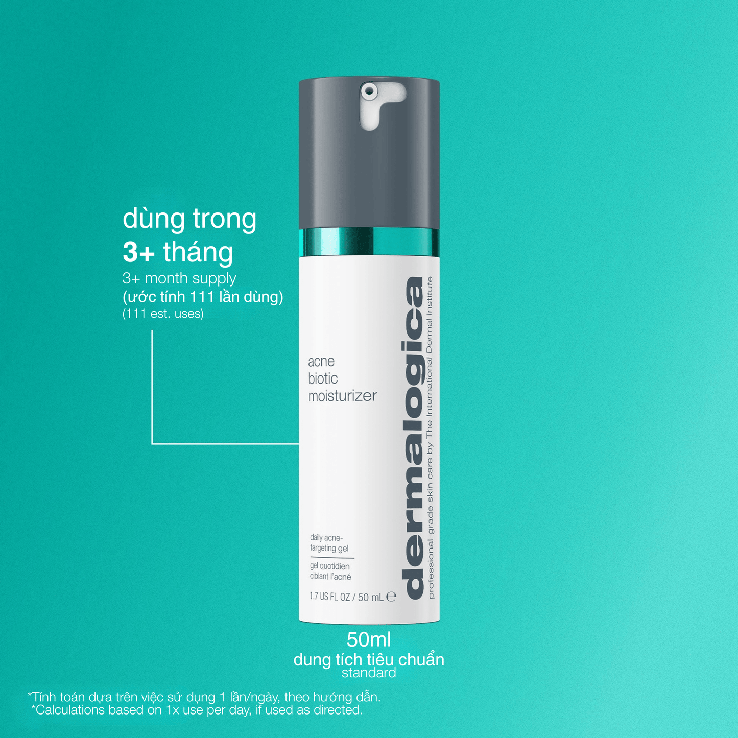 Dermalogica Vietnam MOISTURIZERS Fullsize 50ml dưỡng ẩm giảm mụn acne biotic moisturizer