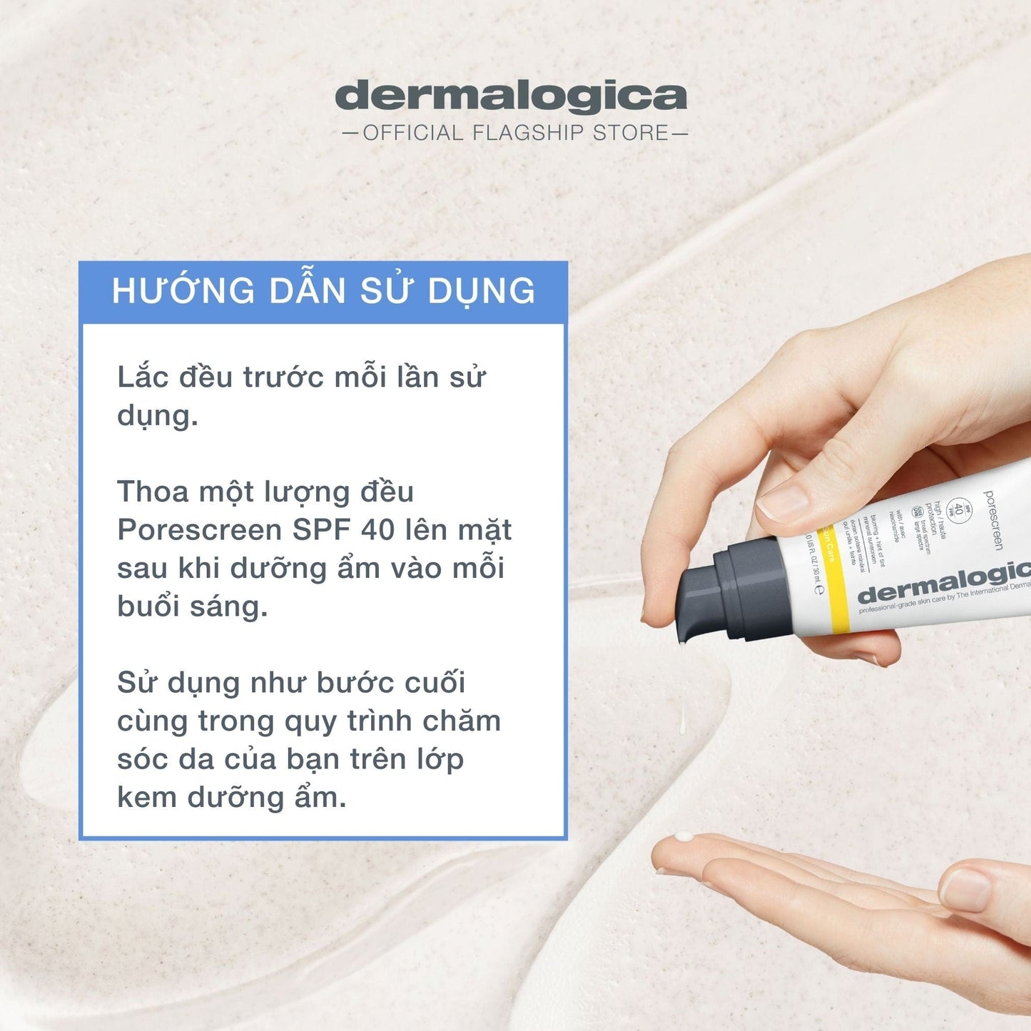 Dermalogica Vietnam SPF 30ml Chống nắng vật lý che phủ lỗ chân lông Porescreen Mineral Sunscreen Spf40