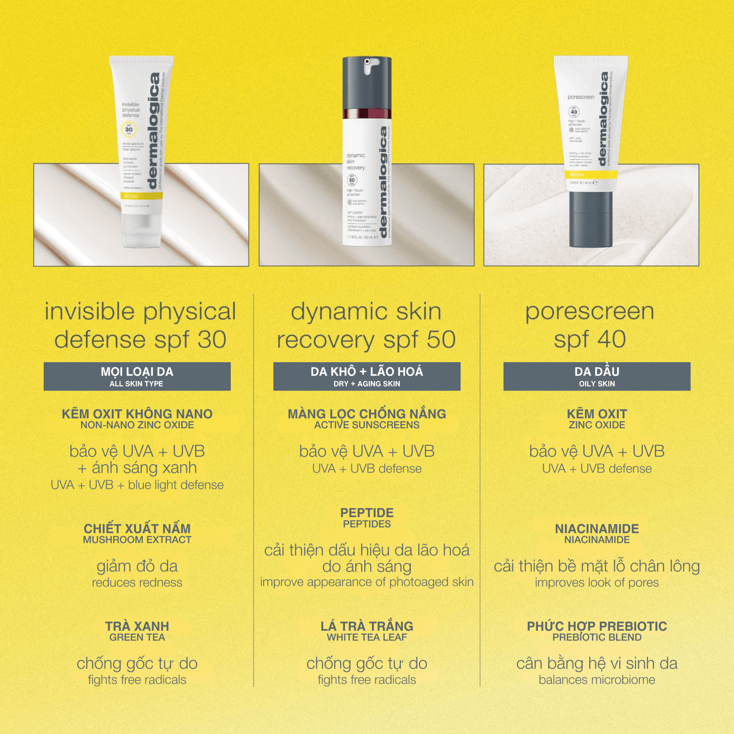 Dermalogica Vietnam SPF Fullsize chống nắng che phủ lỗ chân lông porescreen spf40