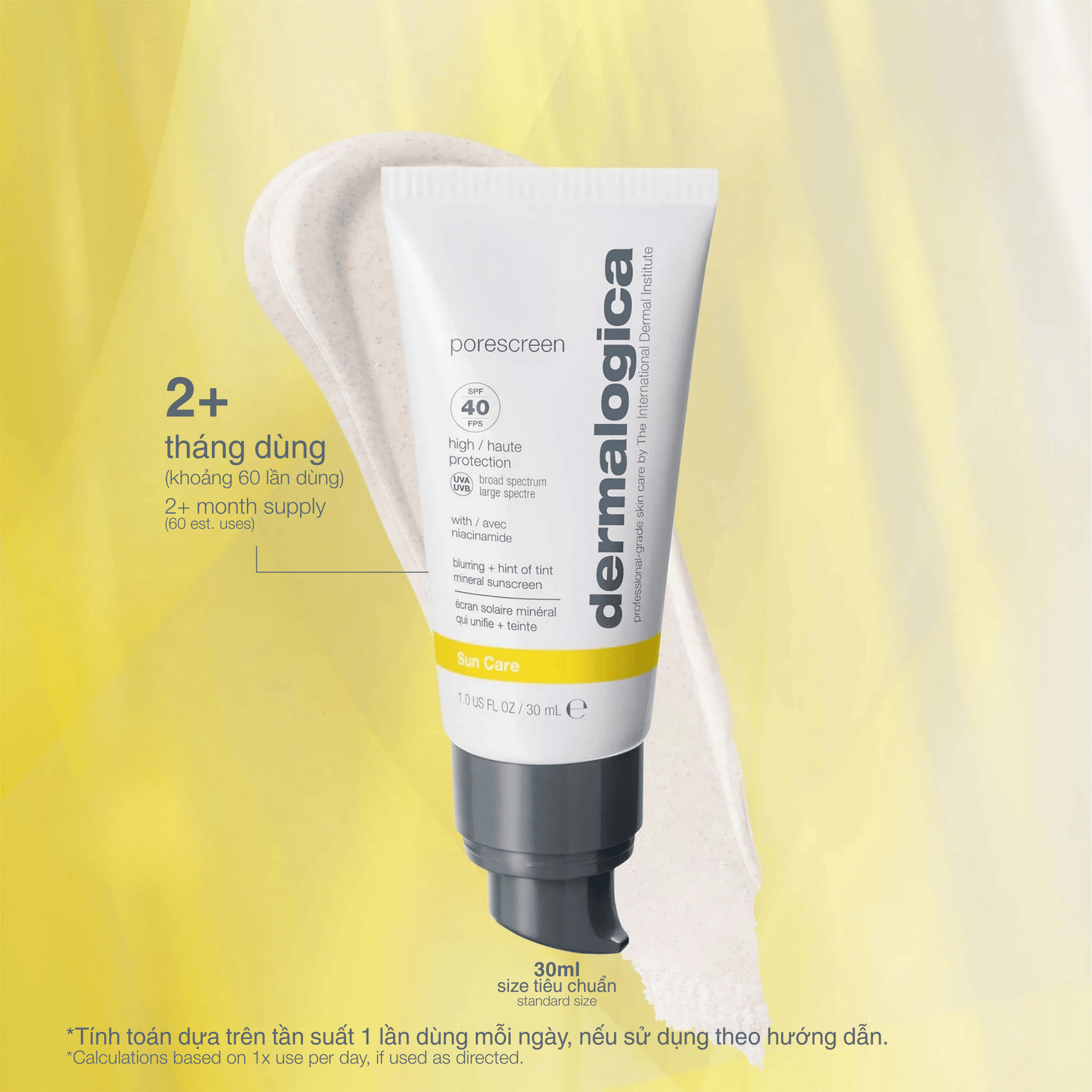 Dermalogica Vietnam SPF Fullsize chống nắng che phủ lỗ chân lông porescreen spf40