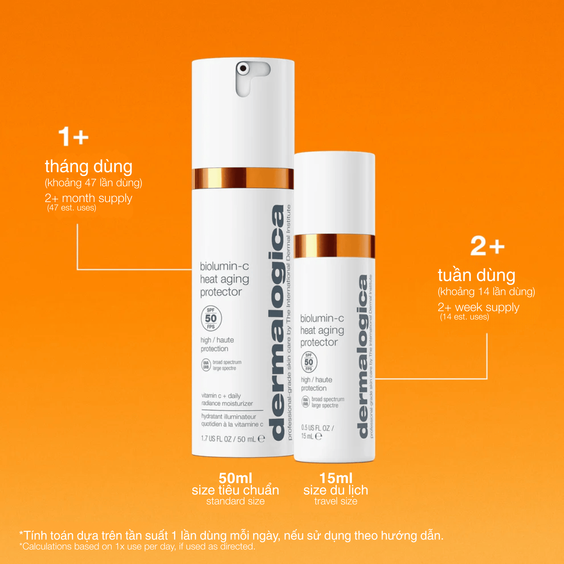 Dermalogica Vietnam SPF kem chống nắng biolumin-c heat aging protector spf50