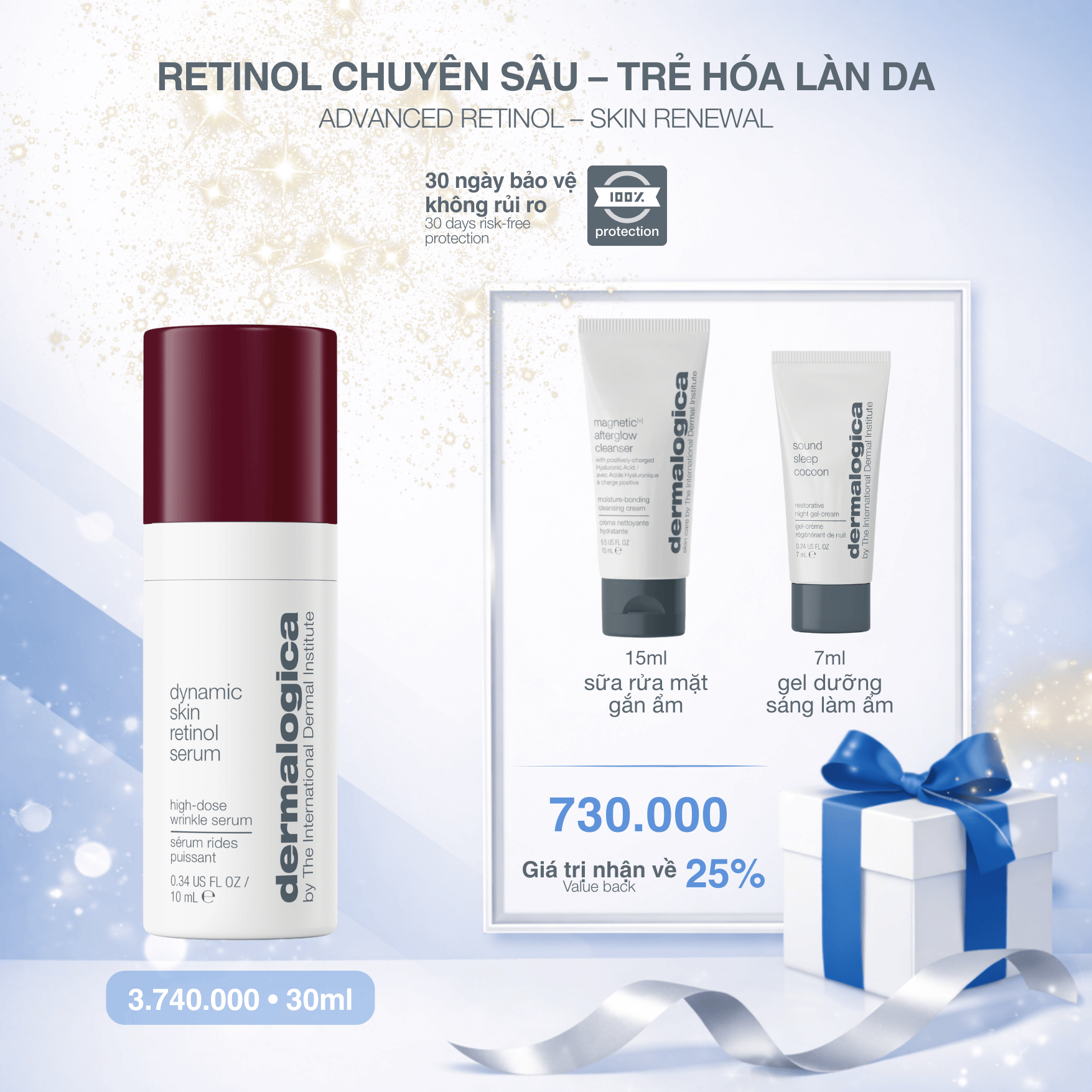 Dermalogica Vietnam TARGETED TREATMENTS tinh chất retinol 3.5% dynamic skin retinol serum