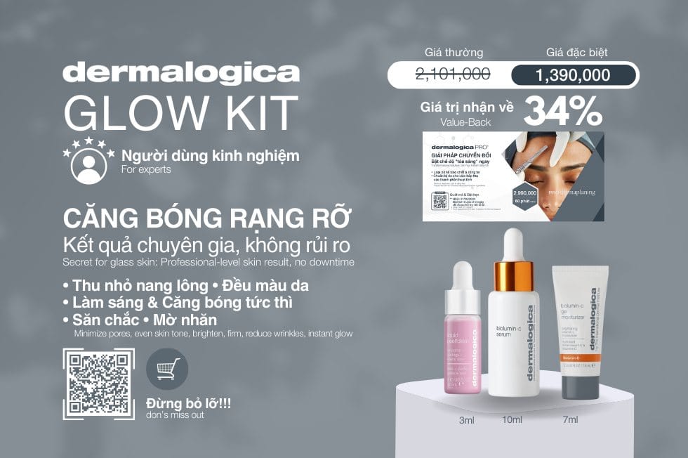 Dermalogica Vietnam Trial Size Bộ toả sáng rạng rỡ cho chuyên gia