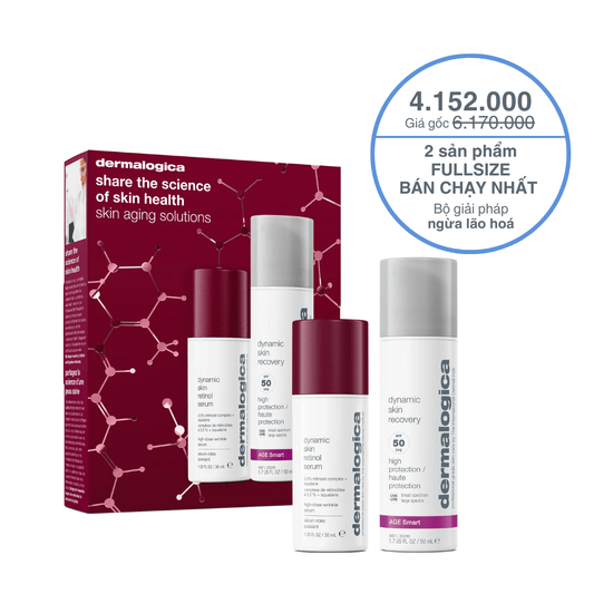 Dermalogica VN Bộ Bộ giải pháp chống lão hoá (2 sản phẩm bán chạy nhất kích cỡ fullsize)