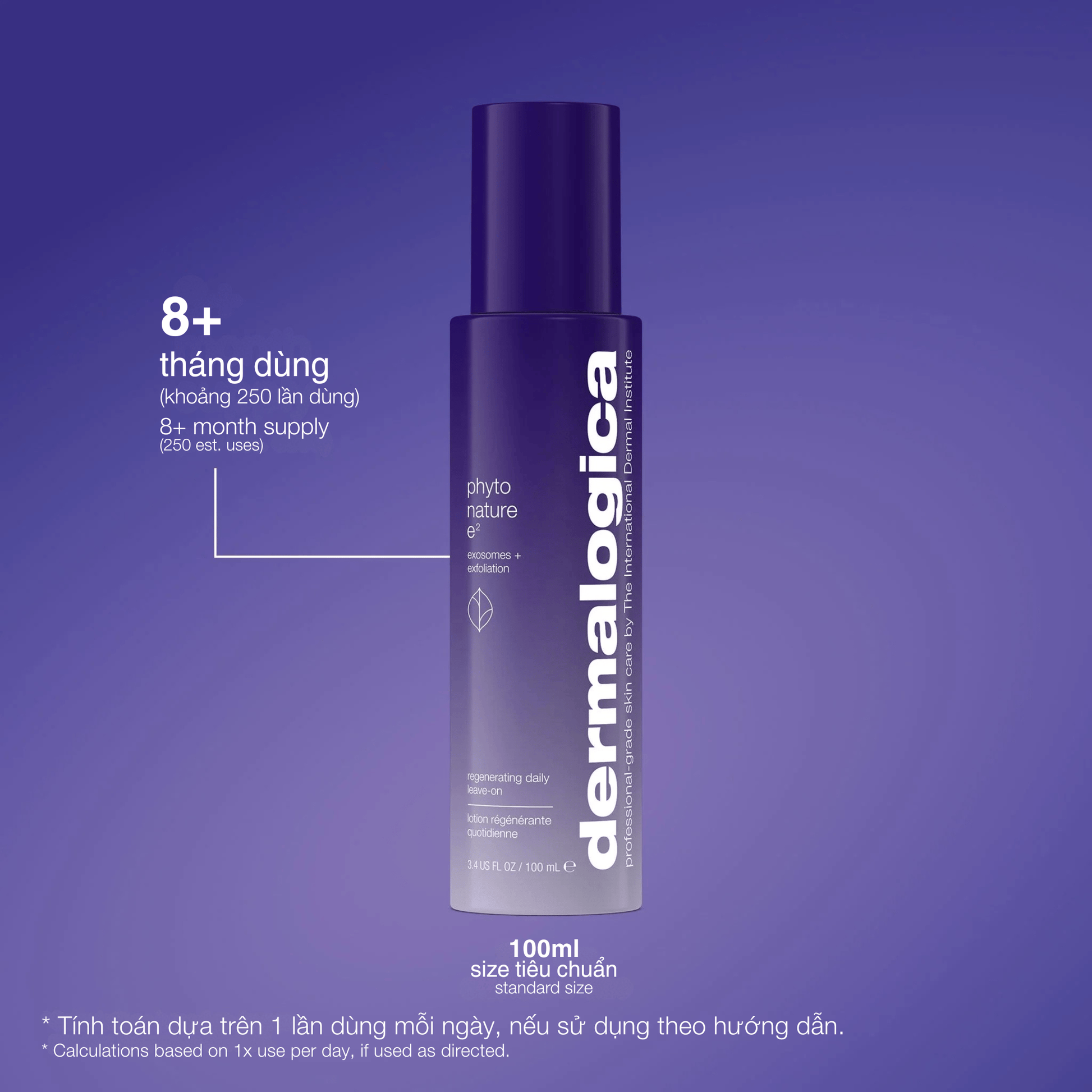 EXFOLIANTS EXFOLIANTS 100ml tái tạo da chứa exosome phyto nature e2