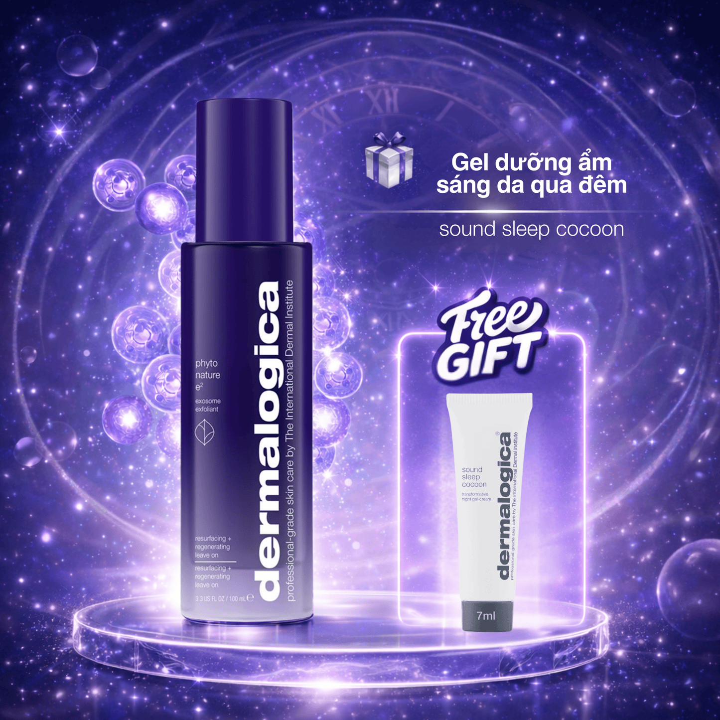 EXFOLIANTS EXFOLIANTS 100ml tái tạo da chứa exosome phyto nature e2