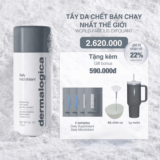 EXFOLIANTS EXFOLIANTS 74g tẩy da chết cám gạo daily microfoliant