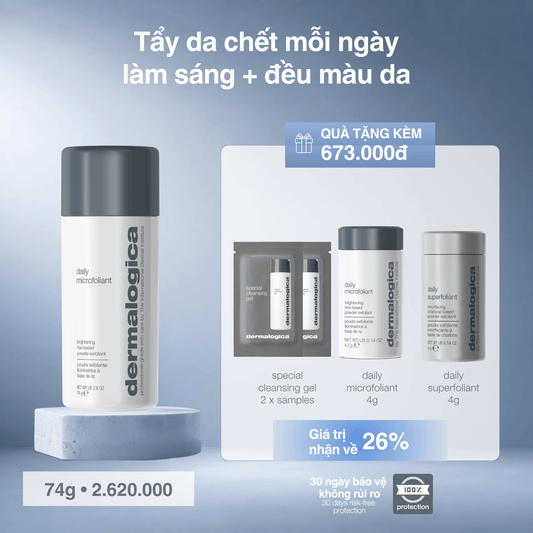 EXFOLIANTS EXFOLIANTS 74g tẩy da chết cám gạo daily microfoliant