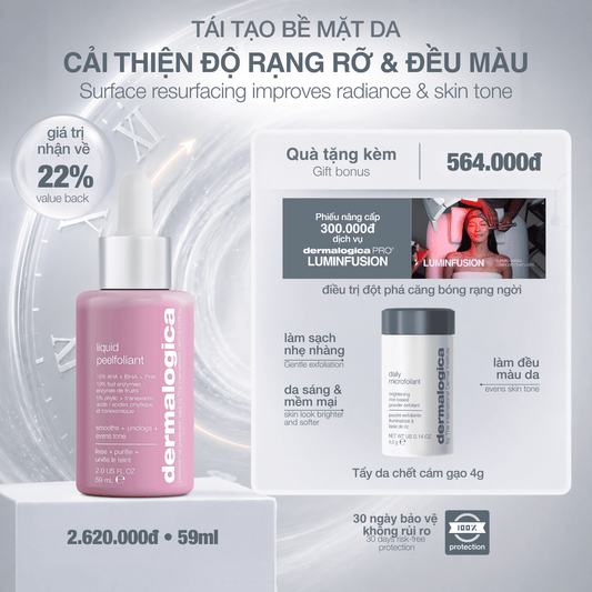 EXFOLIANTS EXFOLIANTS Fullsize 59ml peel da hàng ngày liquid peelfoliant