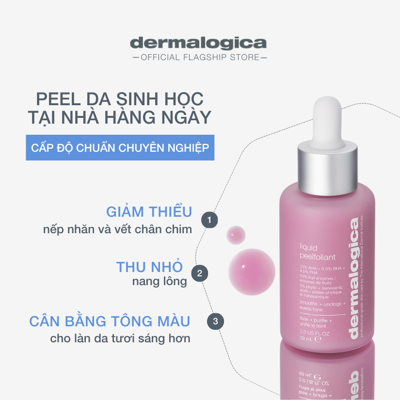 EXFOLIANTS EXFOLIANTS Peel tái tạo hàng ngày phiên bản nâng cấp Liquid Peelfoliant 59ml