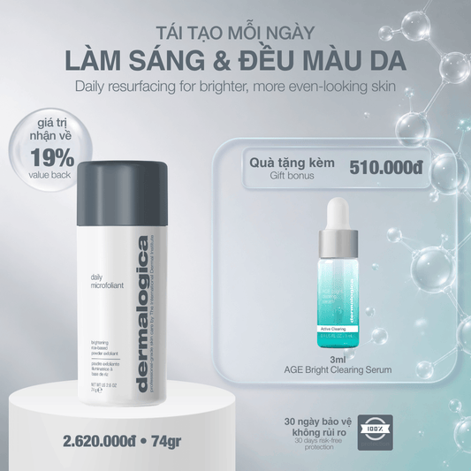 EXFOLIANTS EXFOLIANTS tẩy da chết cám gạo daily microfoliant