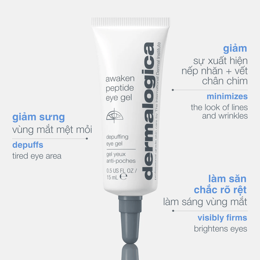 EYE TREATMENTS EYE TREATMENTS Fullsize 15ml gel giảm bọng thâm mắt awaken peptide eye gel
