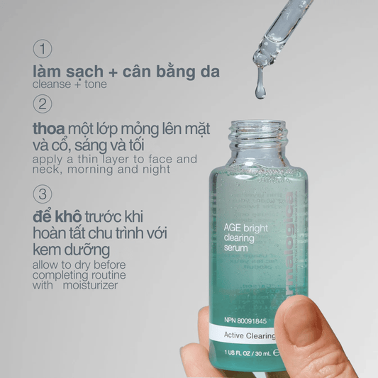 FACIAL OILS AND SERUMS FACIAL OILS AND SERUMS 30ml Age Bright Clearing Serum - Tinh chất điều trị & ngăn ngừa mụn