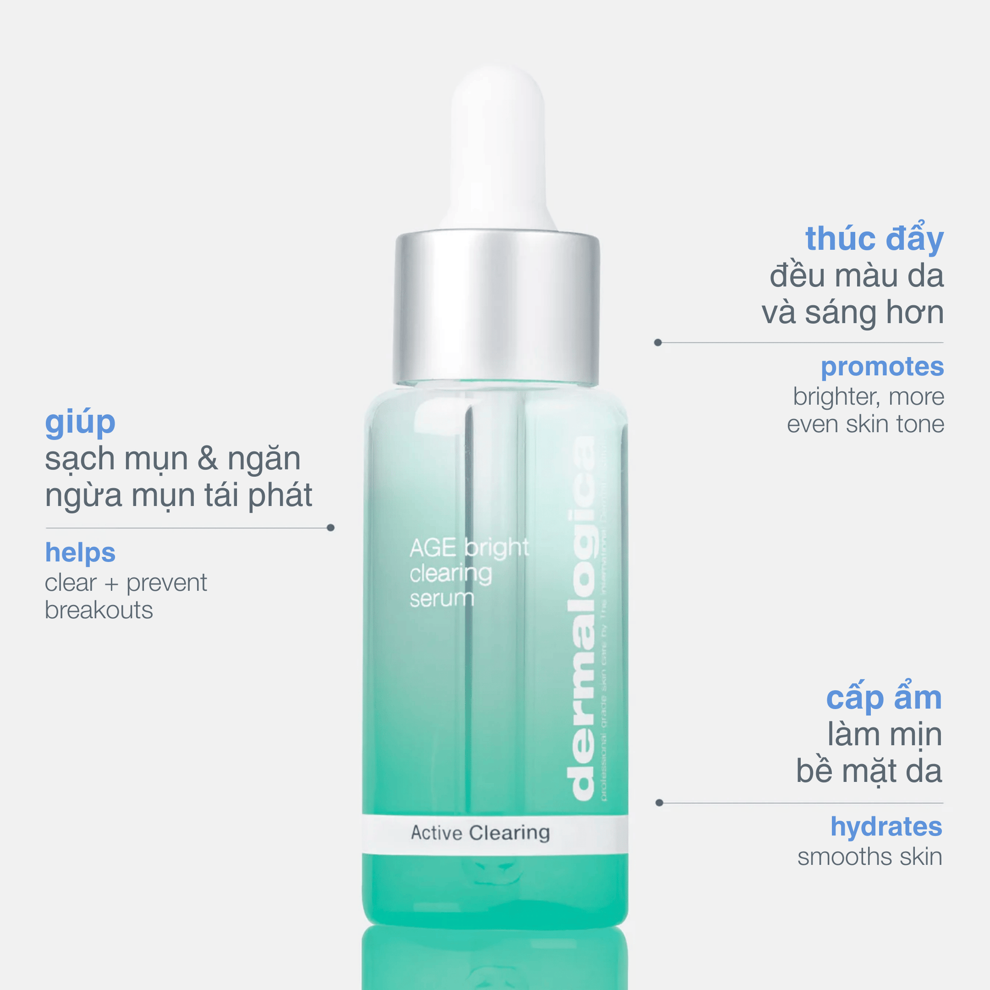 FACIAL OILS AND SERUMS FACIAL OILS AND SERUMS 30ml Age Bright Clearing Serum - Tinh chất điều trị & ngăn ngừa mụn