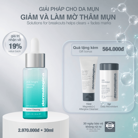 FACIAL OILS AND SERUMS FACIAL OILS AND SERUMS 30ml tinh chất giảm mụn age bright clearing serum
