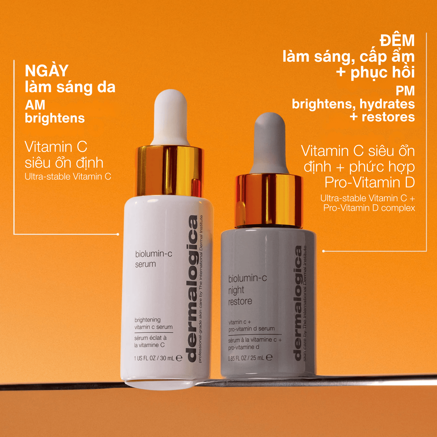 FACIAL OILS AND SERUMS FACIAL OILS AND SERUMS Biolumin-C Serum - Tinh chất Vitamin C x3 hiệu quả làm sáng siêu cô đặc & siêu thẩm thấu