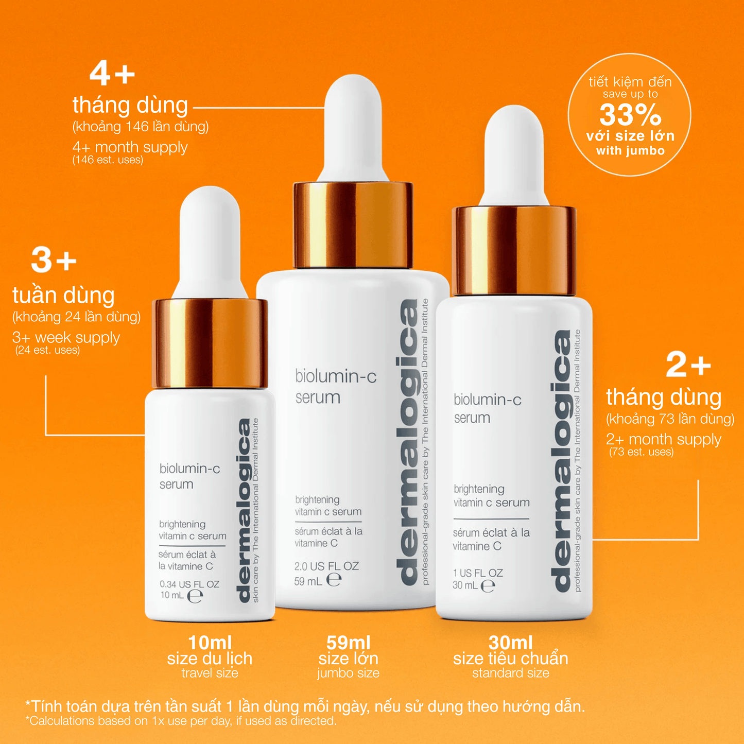 FACIAL OILS AND SERUMS FACIAL OILS AND SERUMS Biolumin-C Serum - Tinh chất Vitamin C x3 hiệu quả làm sáng siêu cô đặc & siêu thẩm thấu