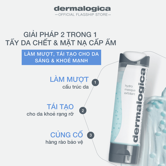 MASQUES MASQUES 50ml Hydro Masque Exfoliant - Mặt nạ 2 trong 1 dưỡng ẩm & tẩy tế bào chết