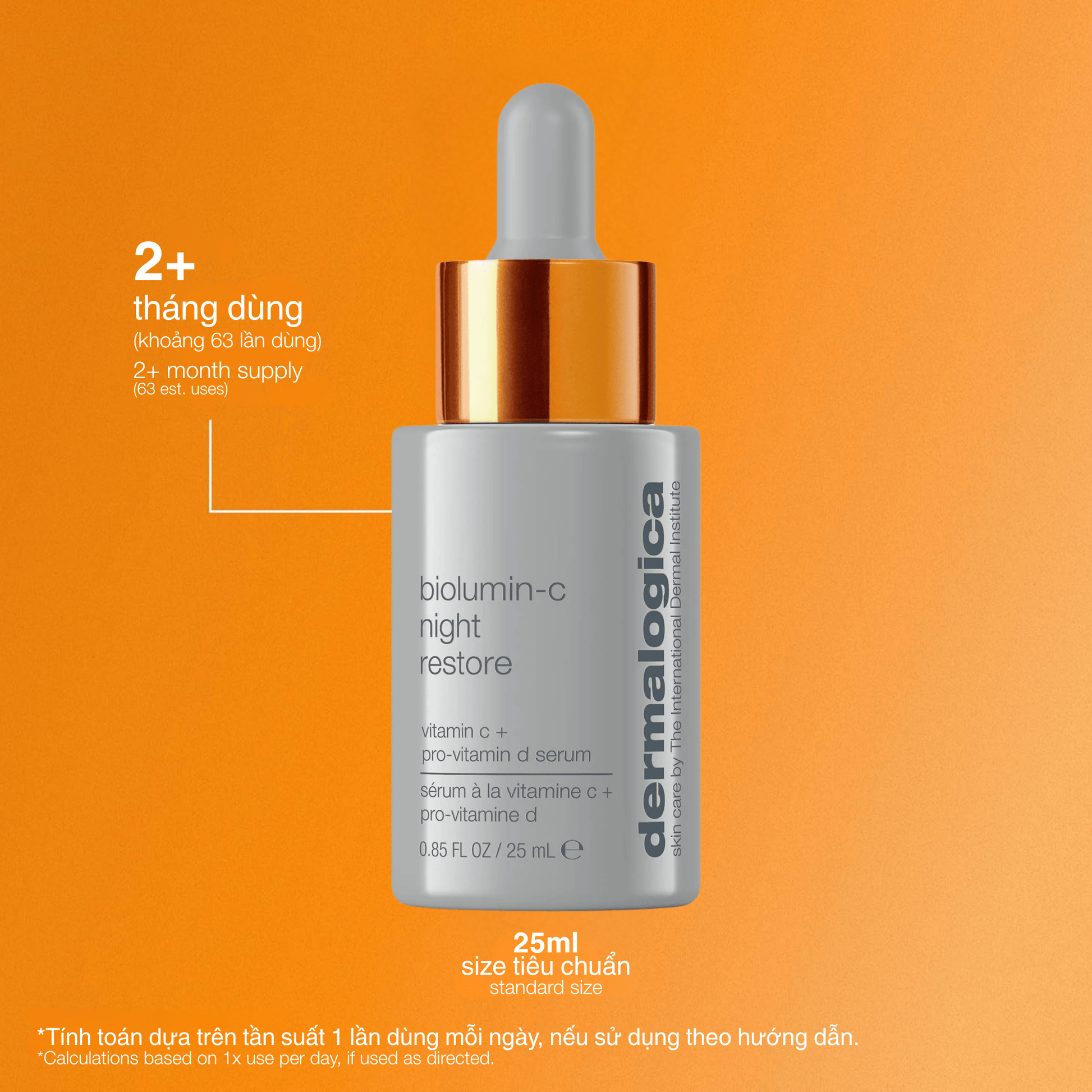 MOISTURIZERS MOISTURIZERS 25ml tinh chất phục hồi vitamin c biolumin-c night restore