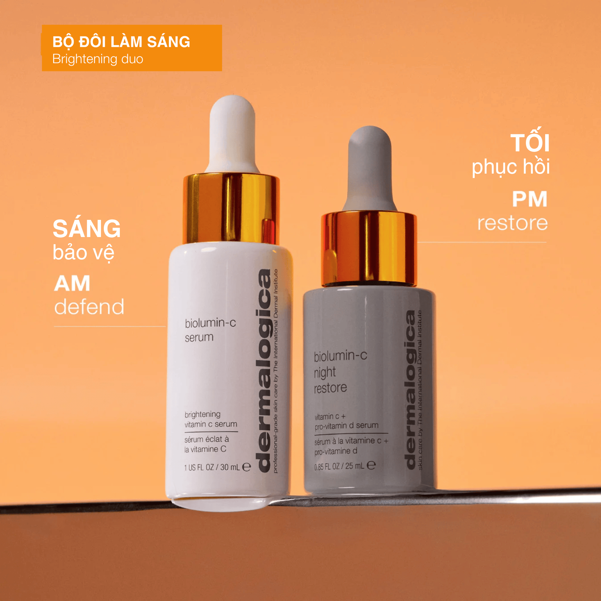 MOISTURIZERS MOISTURIZERS 25ml tinh chất phục hồi vitamin c biolumin-c night restore