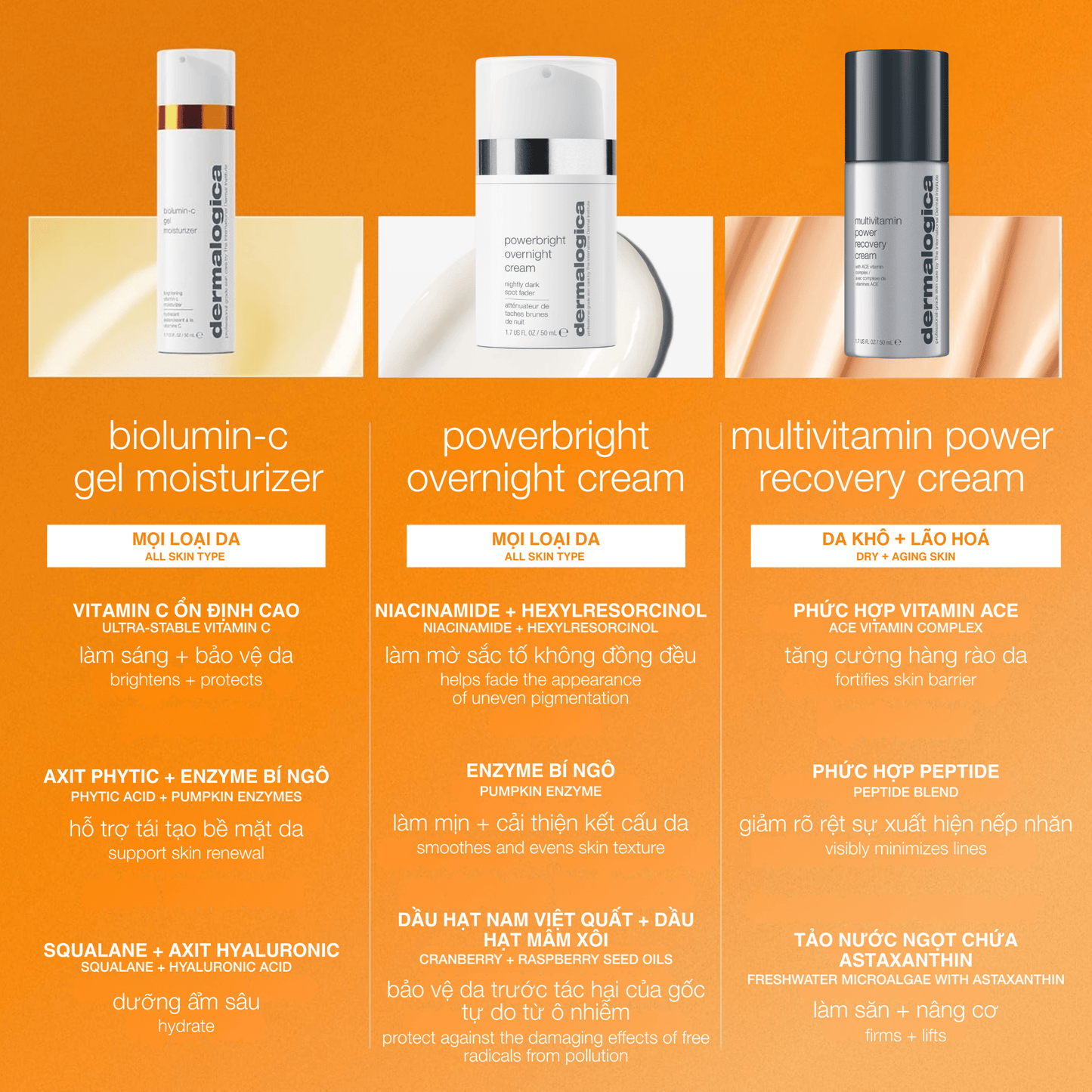 MOISTURIZERS MOISTURIZERS 50ml dưỡng ẩm vitamin c biolumin-c gel moisturizer