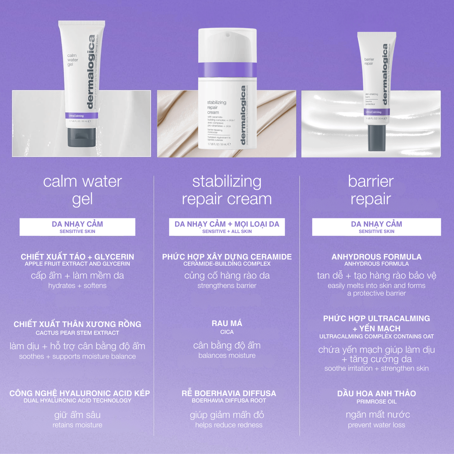 MOISTURIZERS MOISTURIZERS 50ml gel làm dịu calm water gel