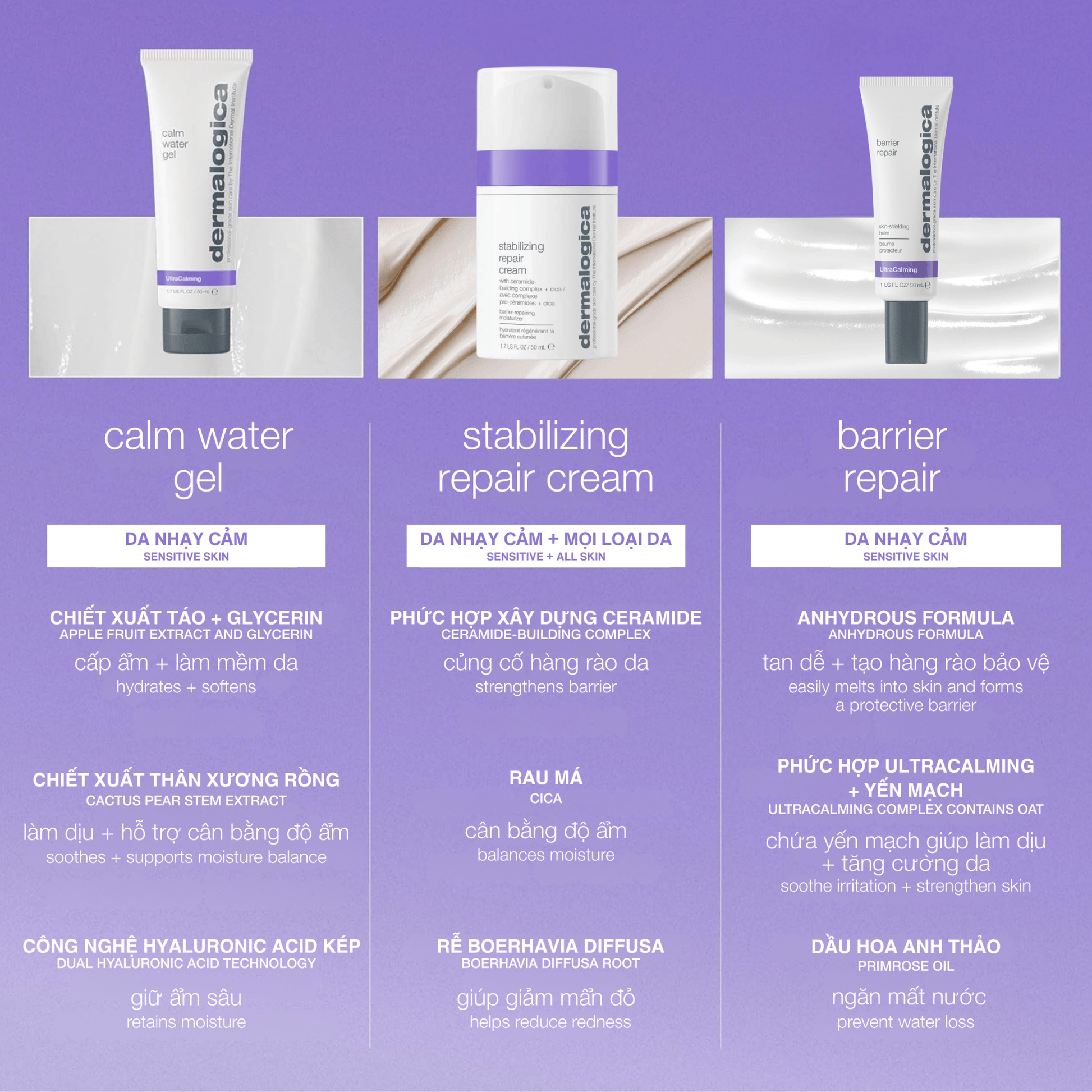 MOISTURIZERS MOISTURIZERS 50ml gel làm dịu calm water gel