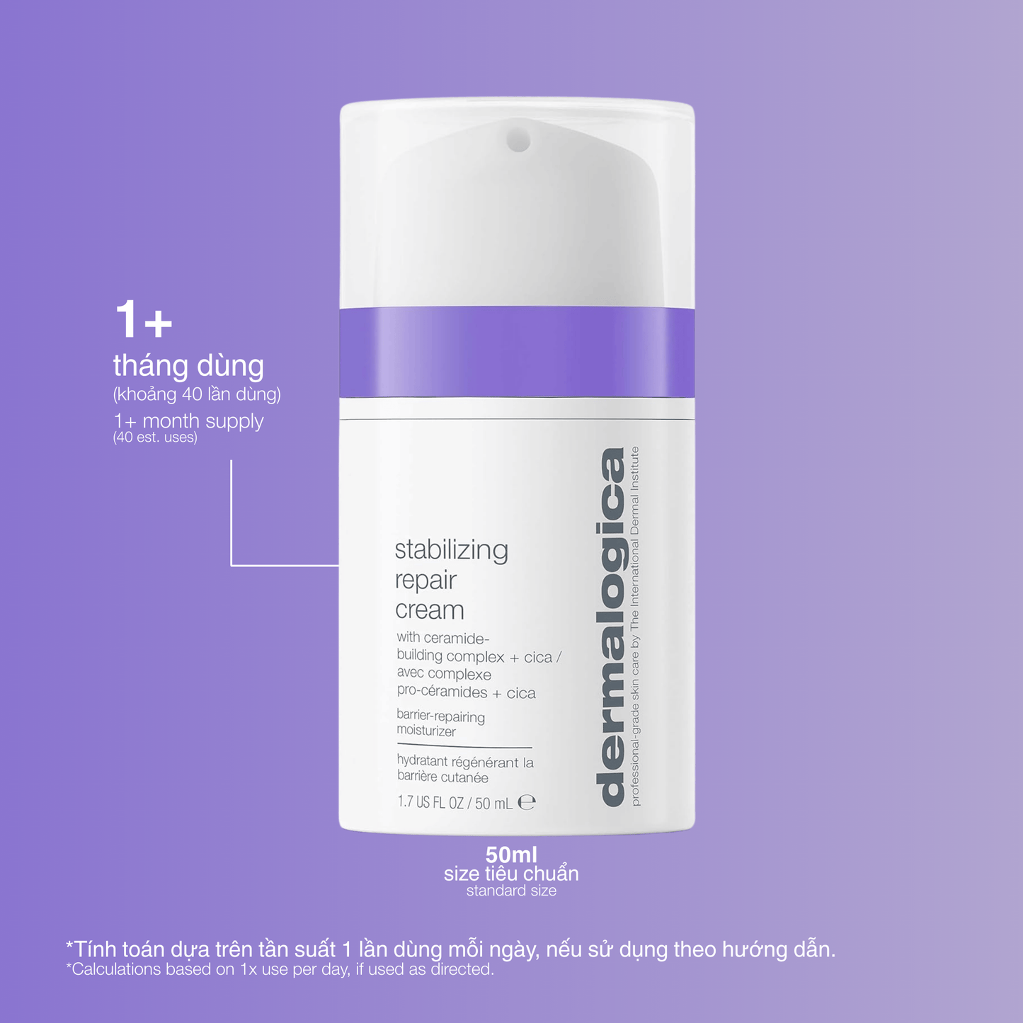 MOISTURIZERS MOISTURIZERS 50ml kem đặc trị da tổn thương stabilizing repair cream