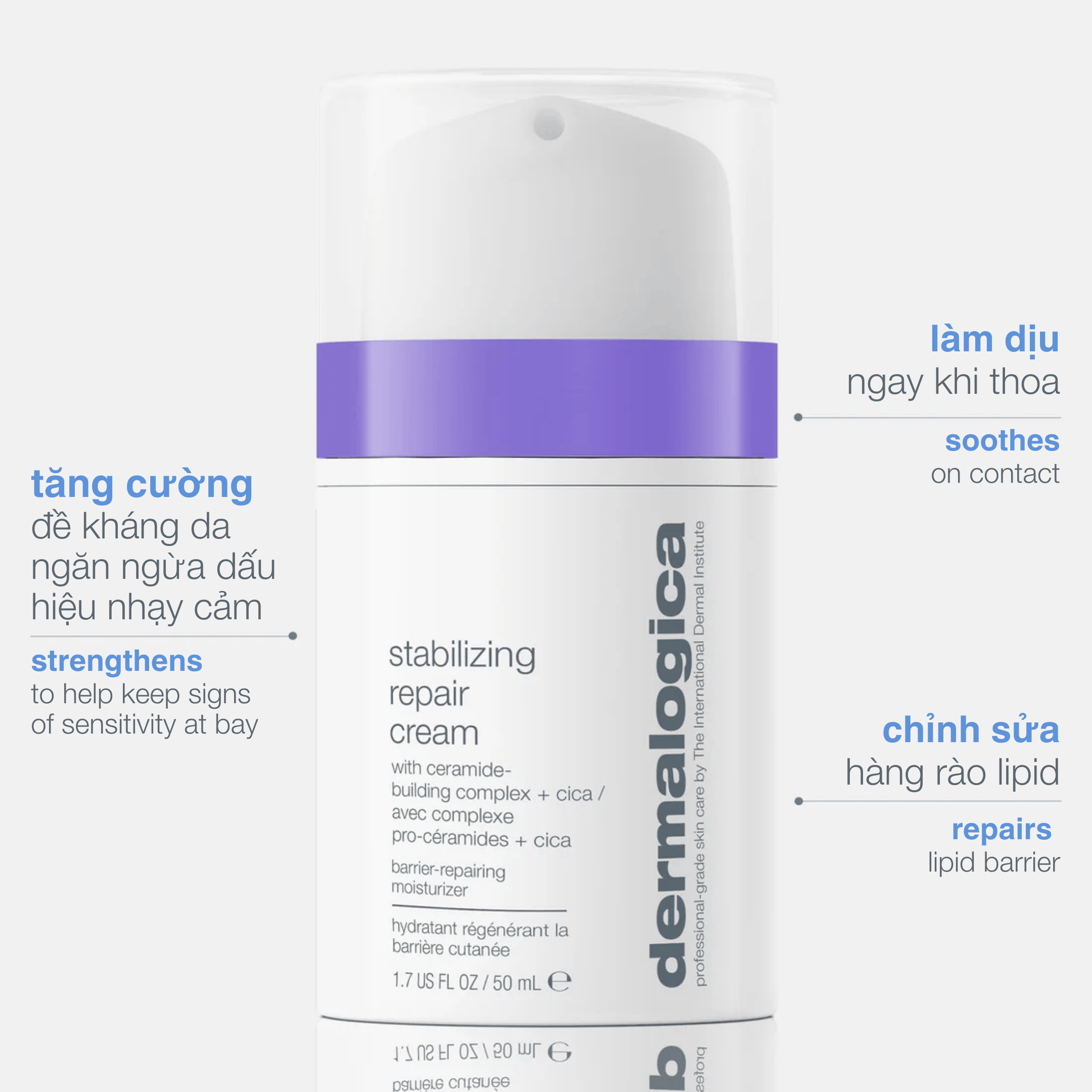 MOISTURIZERS MOISTURIZERS 50ml kem đặc trị da tổn thương stabilizing repair cream