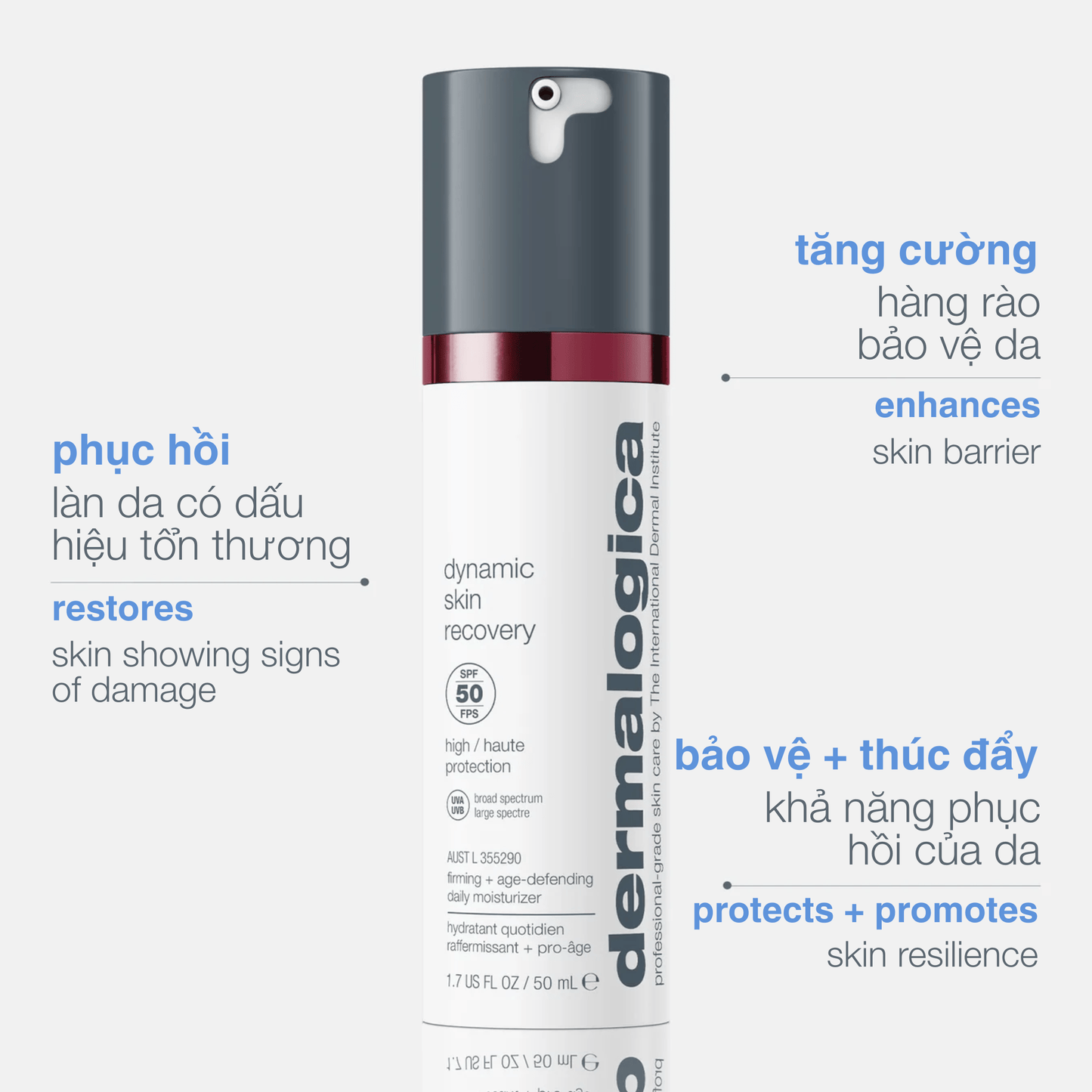 MOISTURIZERS MOISTURIZERS kem dưỡng chống nắng chống lão hoá dynamic skin recovery spf50