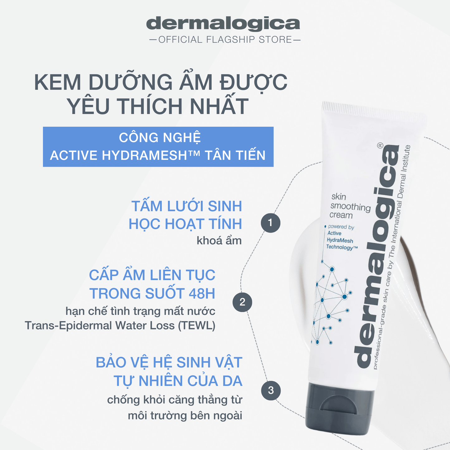 MOISTURIZERS MOISTURIZERS Skin Smoothing Cream - Kem dưỡng cấp ẩm liên tục trong 48 giờ