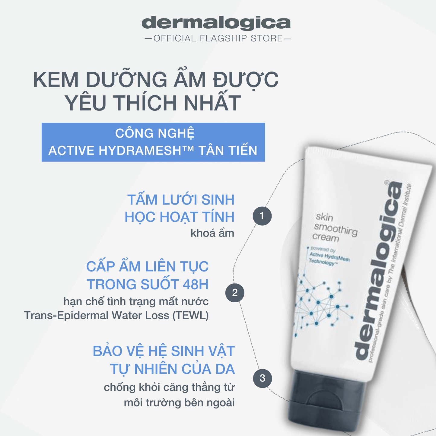 MOISTURIZERS MOISTURIZERS Skin Smoothing Cream - Kem dưỡng cấp ẩm liên tục trong 48 giờ