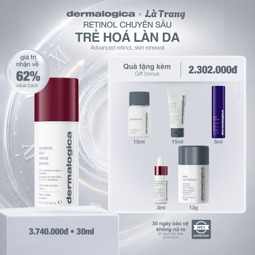SKIN KITS SKIN KITS 30ml / TÍm (KOL Là Trang) - Dynamic Skin Retinol Serm 30ml