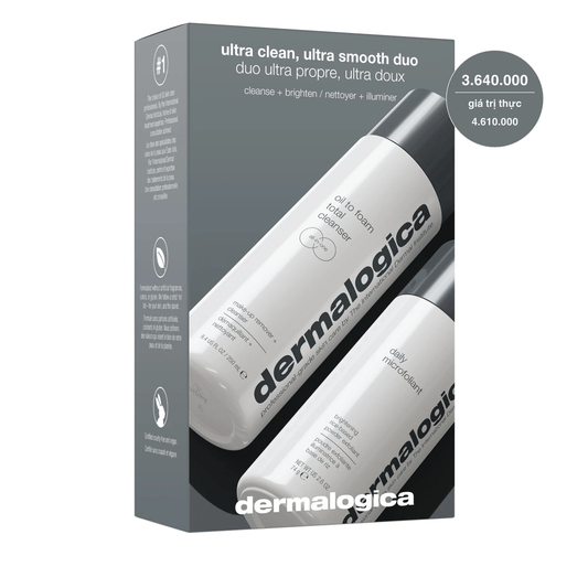 SKIN KITS SKIN KITS bộ đôi Bộ đôi cho làm sạch & mịn màng - ultra clean, ultra smooth duo (2 full-size)