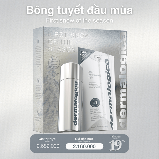 SKIN KITS SKIN KITS bộ sản phẩm Bộ mùa lễ hội 2025 bông tuyết đầu mùa