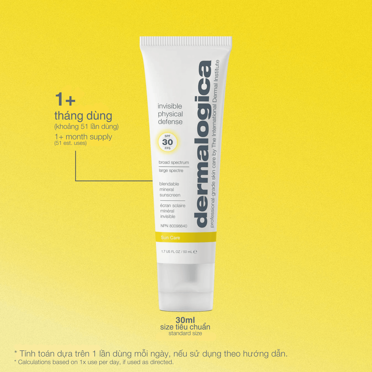 SPF SPF 50ml kem chống nắng vật lý invisible physical defense spf30