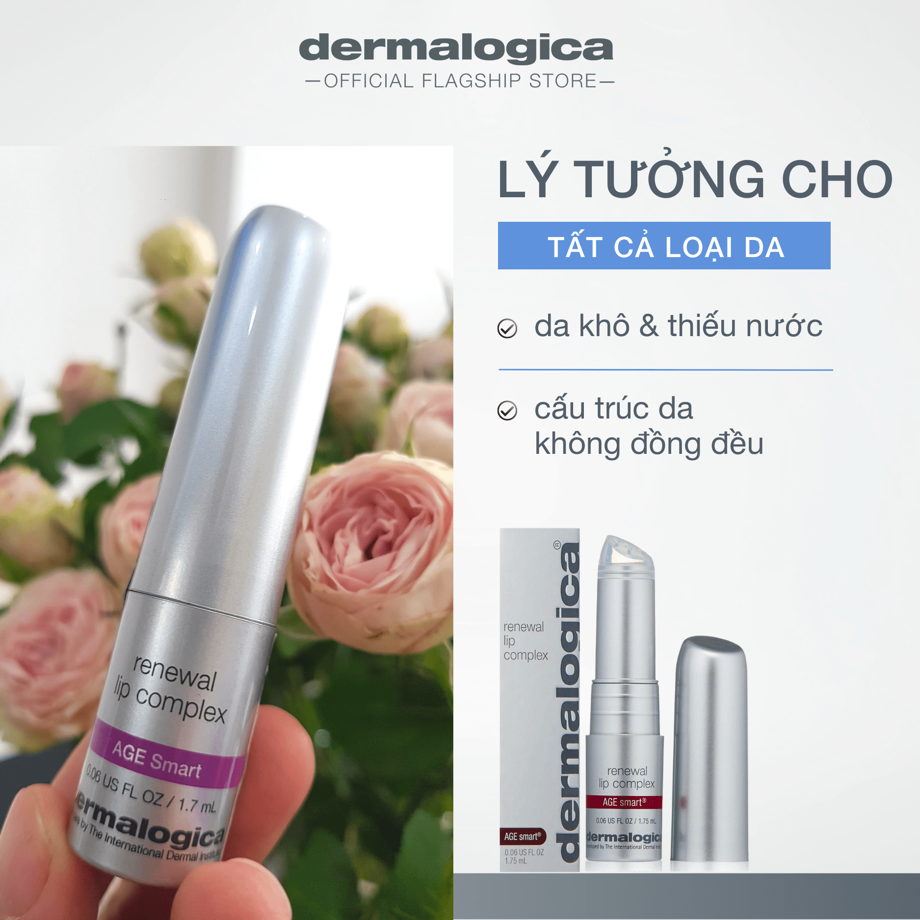 TARGETED TREATMENTS TARGETED TREATMENTS 1.75ml Renewal Lip Complex - Son dưỡng môi hằng ngày làm mịn + phục hồi