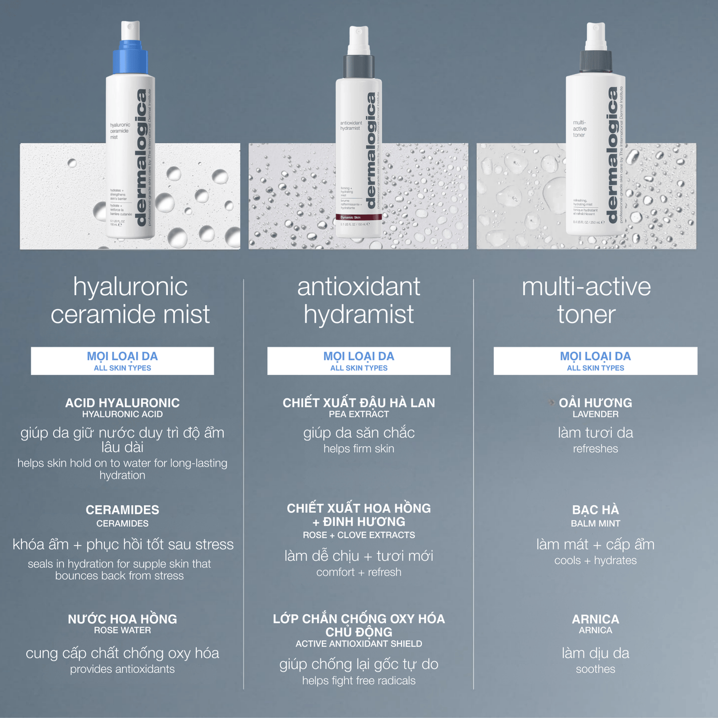 TONERS TONERS 150ml xịt khoáng cân bằng hyaluronic ceramide mist